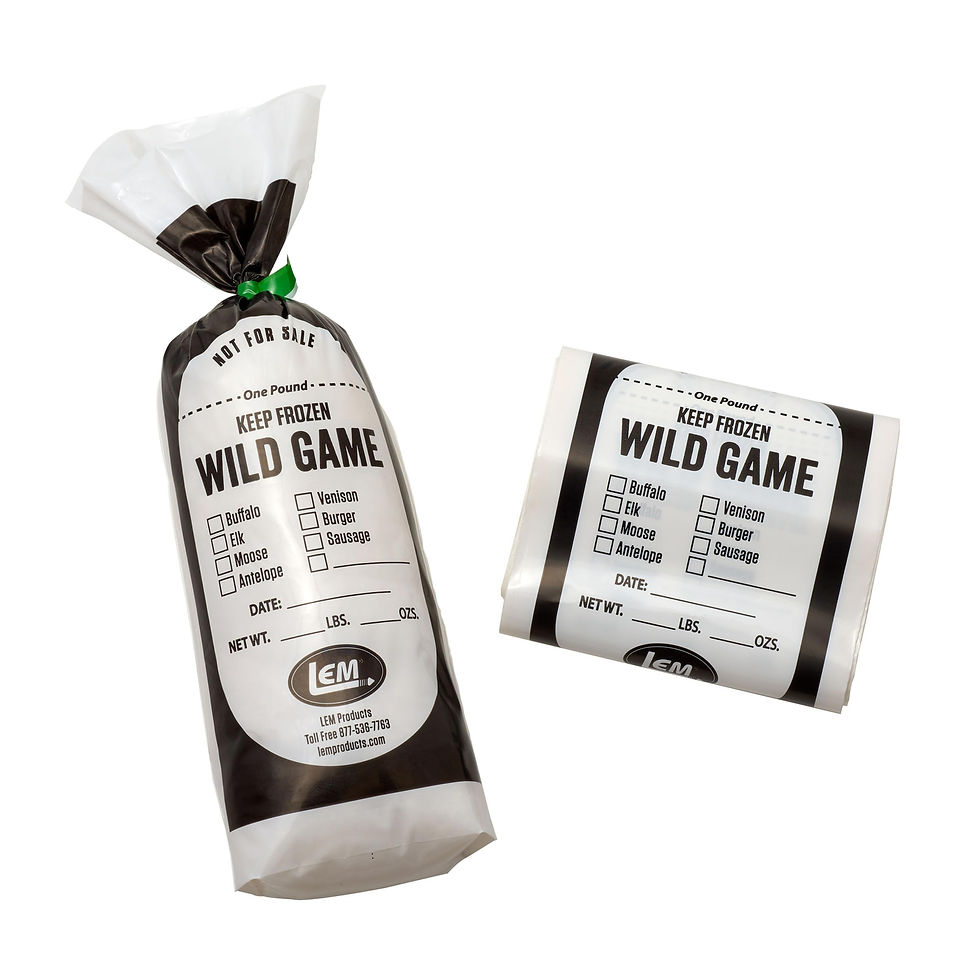 LEM - Products Wild Game Meat Bags Bundle, Includes a 100-Count Box of 1 Pound