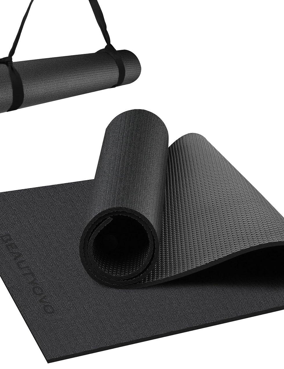 BEAUTYOVO - PRO Yoga Mat with Strap - 72" x 24", 6mm Thick Workout Mats
