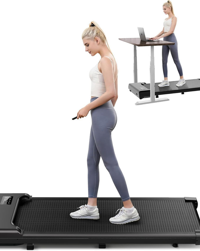 THAILE - Walking Pad, Under Desk Treadmill 300 lbs Capacity, 3 in 1 Portable