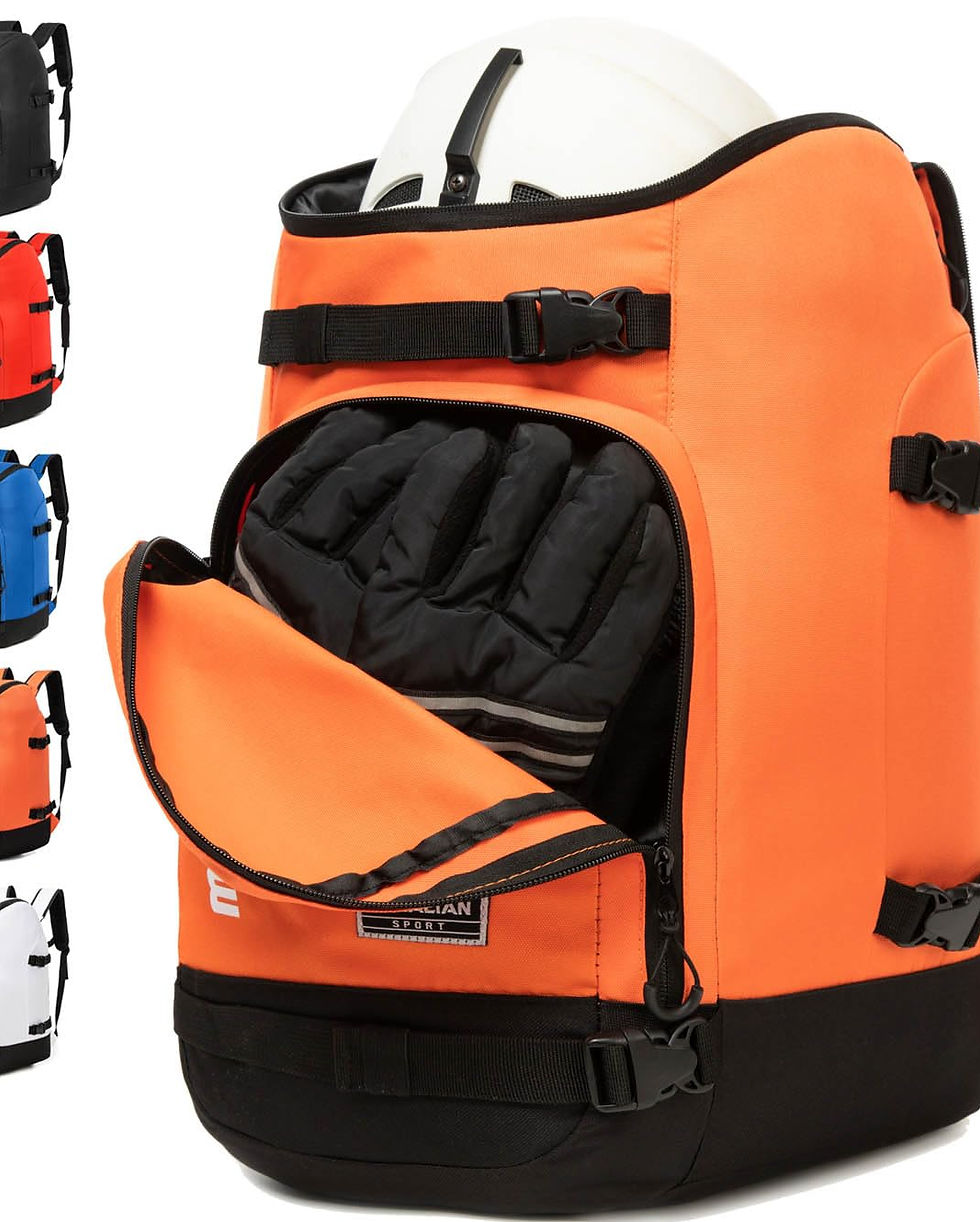 MERALIAN - Ski Boot Bag - 50L Ski Boot Travel Backpack Waterproof Snowboard