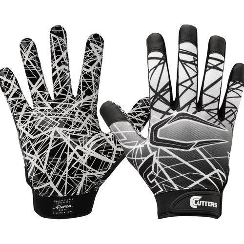 CUTTERS - Football Gloves - Game Day Football Receiver Gloves with High Tack