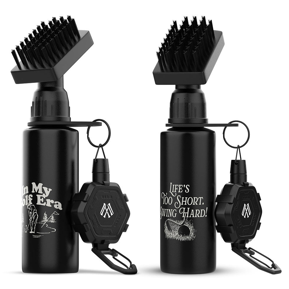 WEDGE WASHA - Premium Golf Club Cleaner with Anti-Sag Reel and Integrated