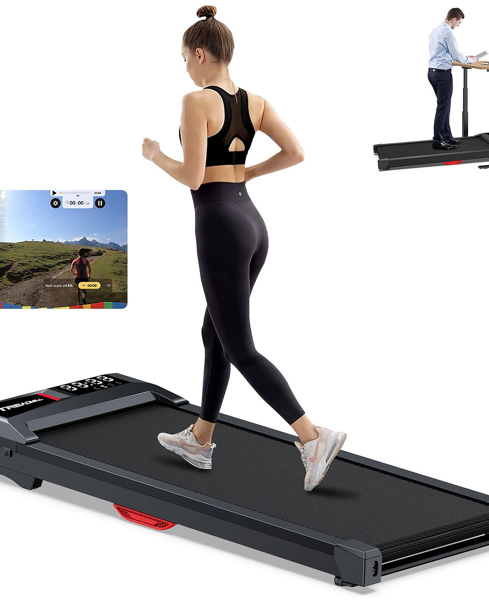 WELLFIT - Walking Pad, Under Desk Treadmill 265lbs Capacity, Only 39lb