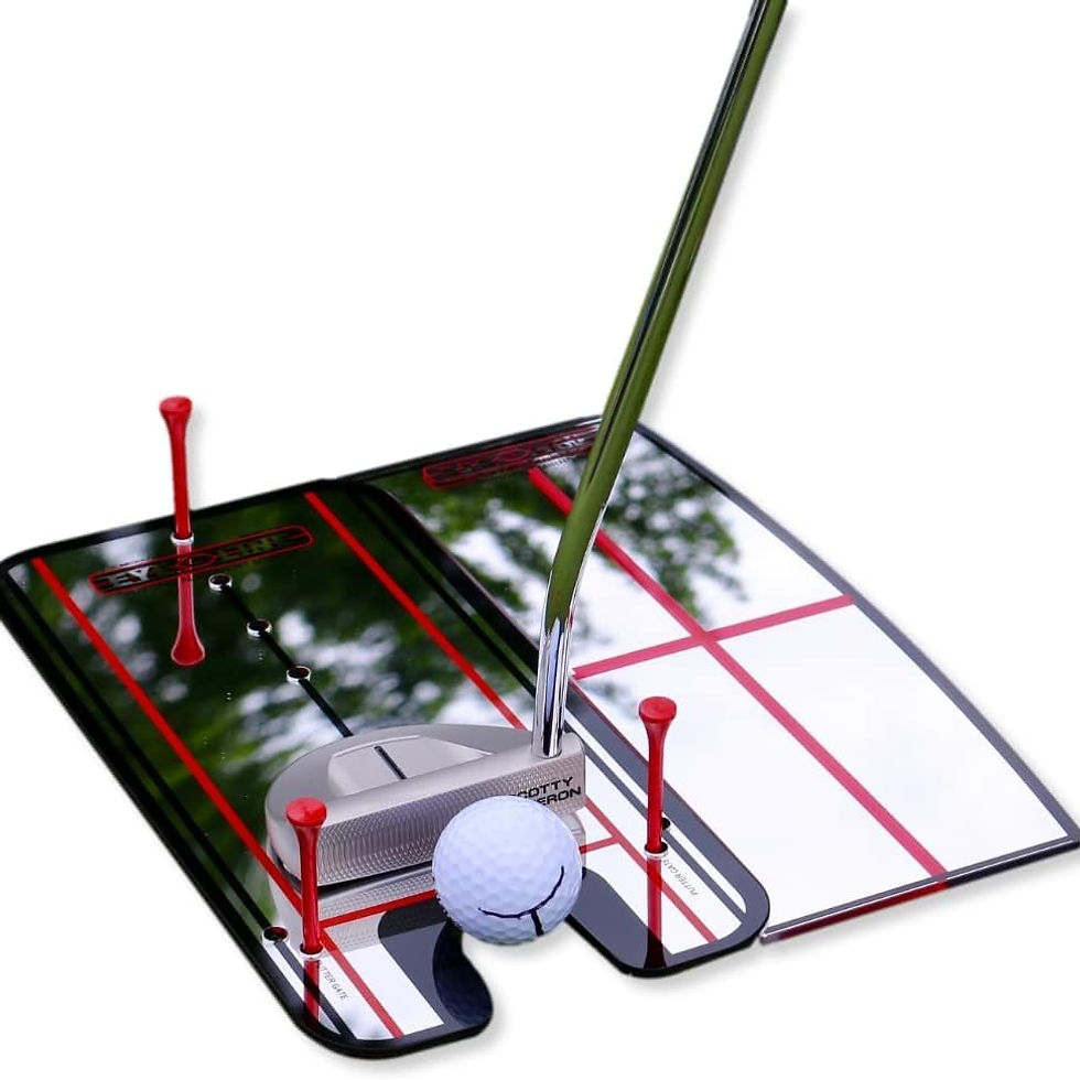 EYELINE GOLF - Putting Alignment Mirror, Portable Practice Putting Trainer