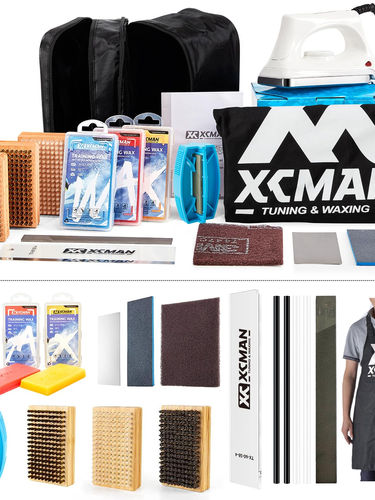 XCMAN - Complete Ski Snowboard Tuning and Waxing Kit with Waxing Iron,Ski