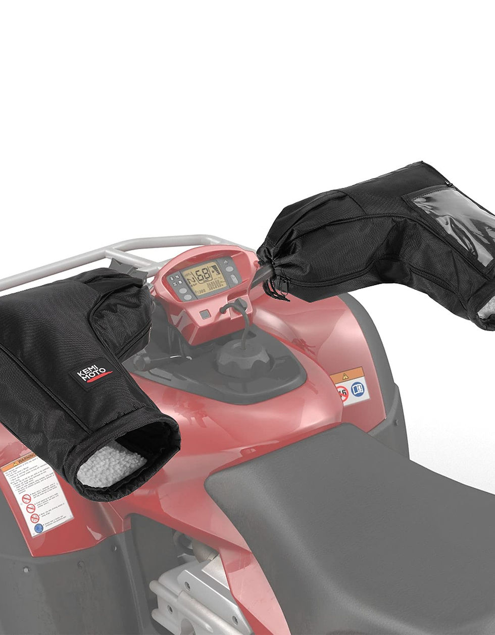 KEMIMOTO - ATV Gloves, Touch-Friendly Bag Front Wind-Breaking Guard Motorcycle