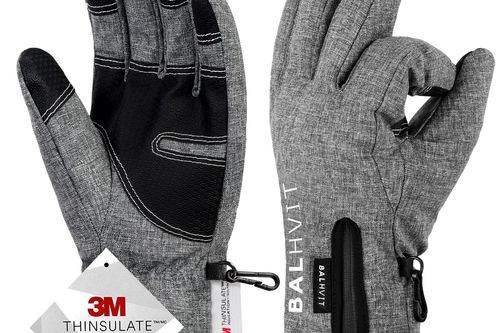 BALHVIT - -10℉ Waterproof Winter Gloves for Men & Women, Breathable Thermal