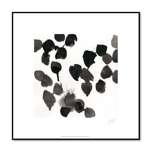 Monochrome Gestures II - Framed & Mounted Art