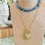 Thumbnail: Paperclip Palmetto Toggle Necklace
