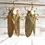 Thumbnail: Gold Beetle Cicada Earrings