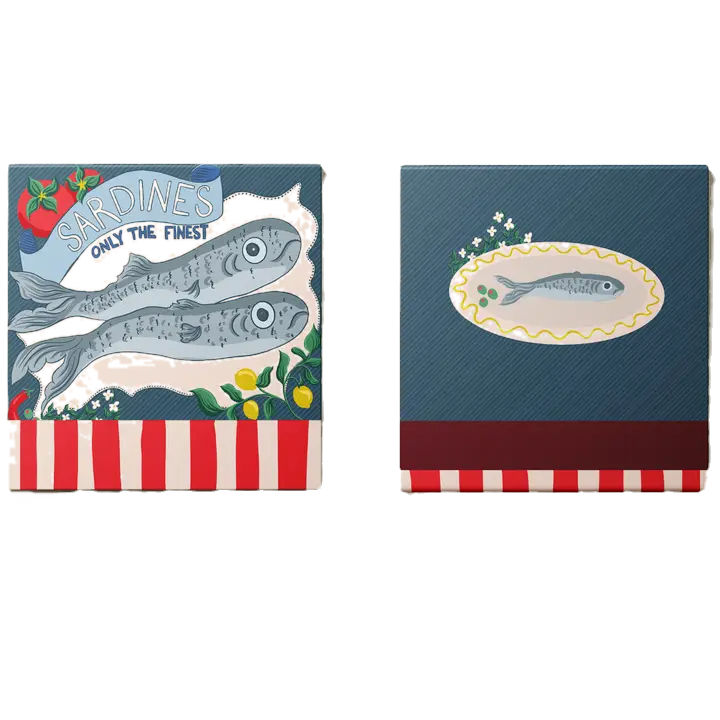 Sardine Tin 10 Stem Matchbook