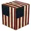 Thumbnail: Antique American Flag Tissue Box Cover