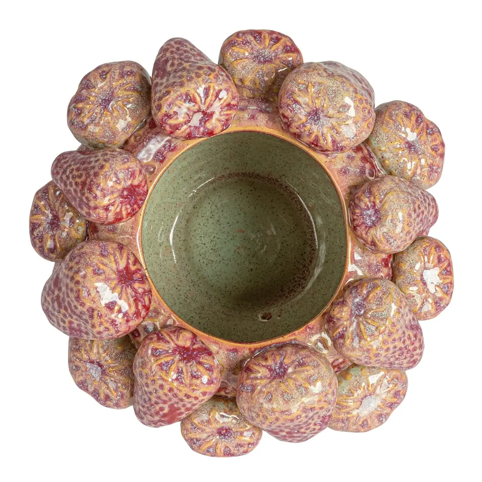 Thumbnail: Stoneware Strawberry Planter