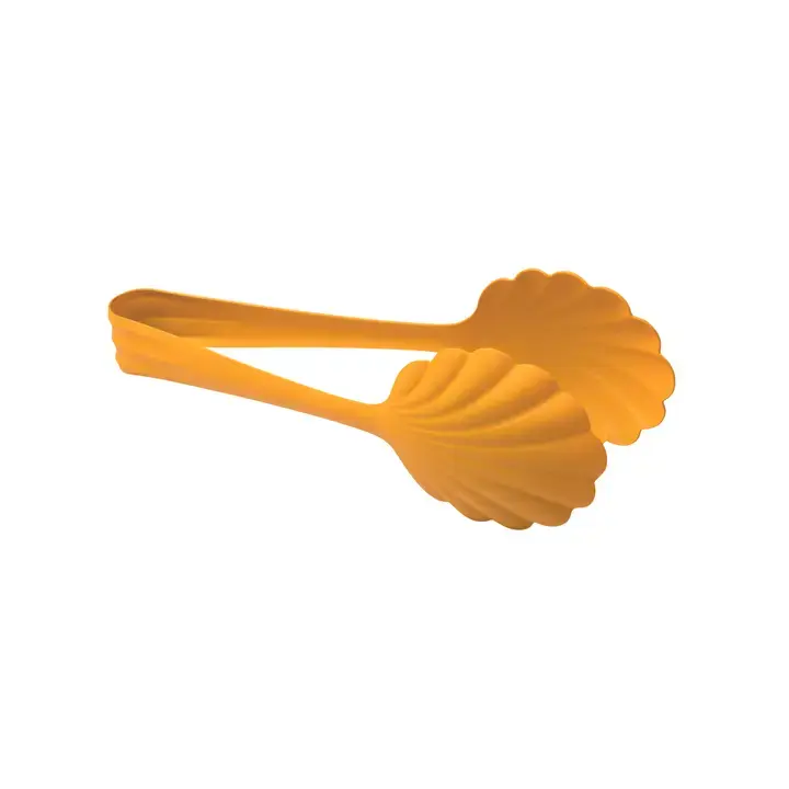 Yellow Scalloped Bakery Tongs