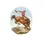 Thumbnail: Antiqued Silver Bronc Rider In Red Shirt Necklace