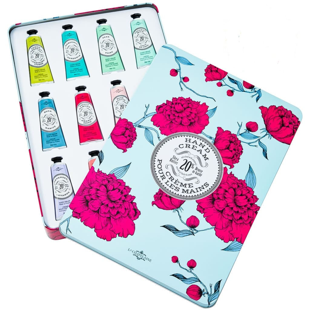 La Chatelaine Deluxe Hand Cream Set Of 12 Tin