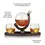 Thumbnail: Globe Themed Decanter & 2 Tumblers Set With Wood Base