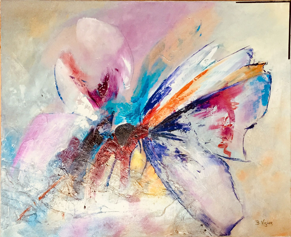 Après la chenille - Toile Brigitte Vigier