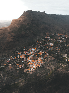 Fataga auf Gran Canaria aus der Luft mit der Drohne