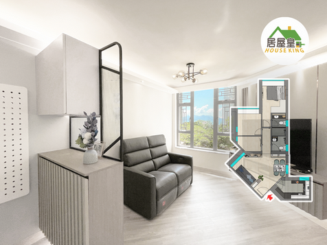 海怡半島 656呎｜三房輕奢風格