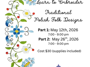 Polish Folk Embroidery Workshops