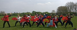 Image of group doing Tai Chi