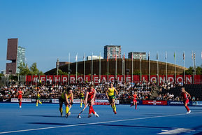 Team GB Playing hockey!