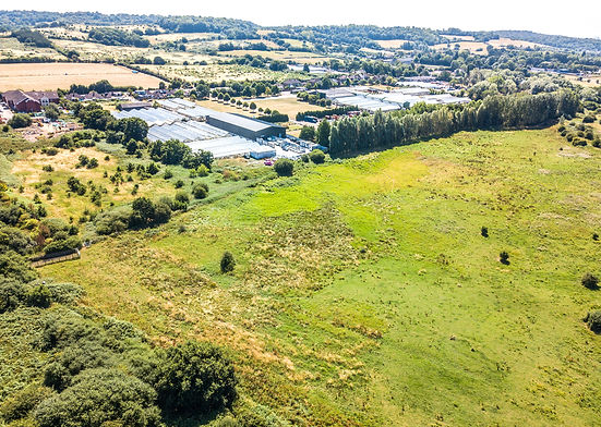 Aeiral view over Sewardstone marsh