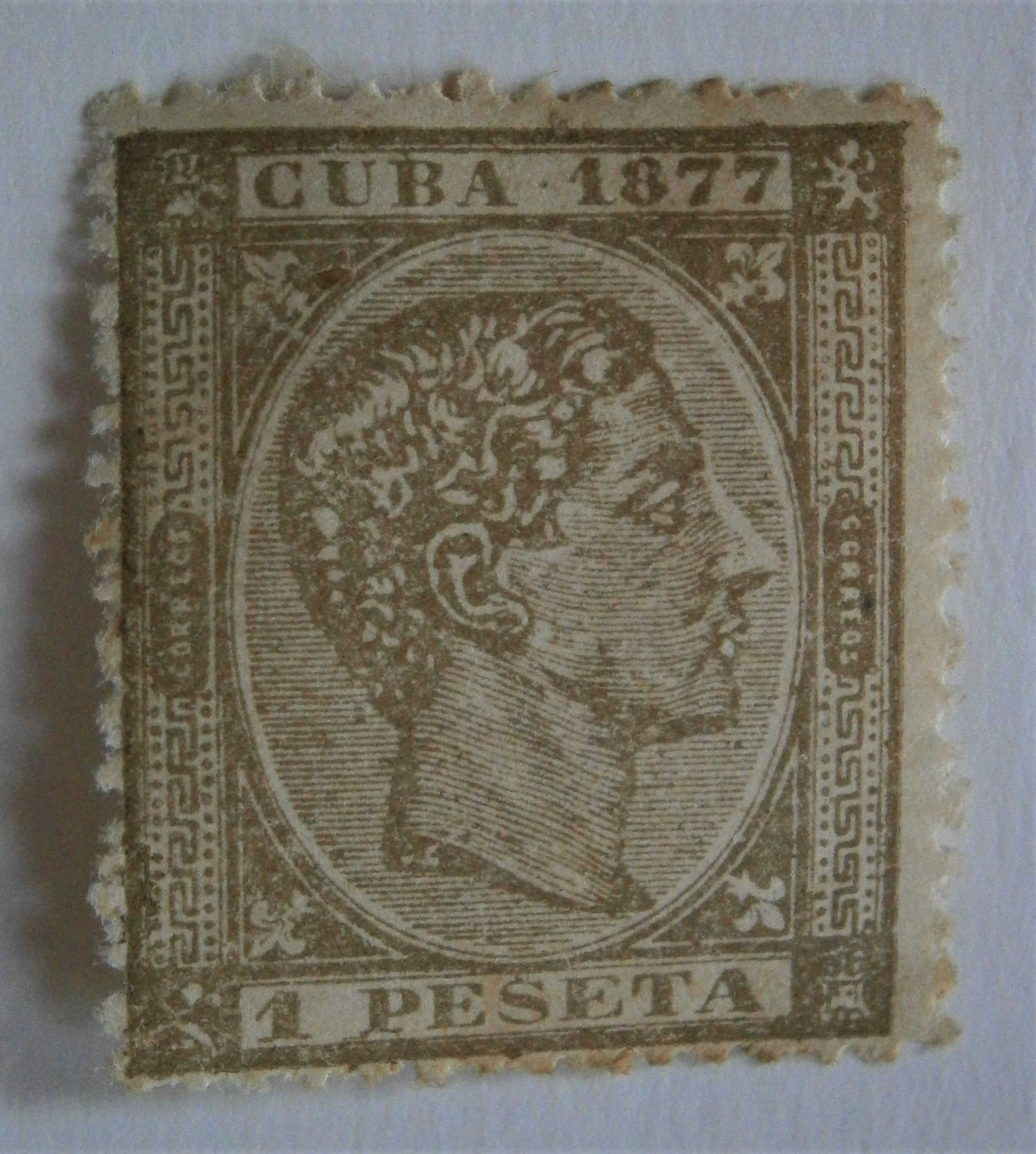 CUBA 1877 Stamp Scott #75