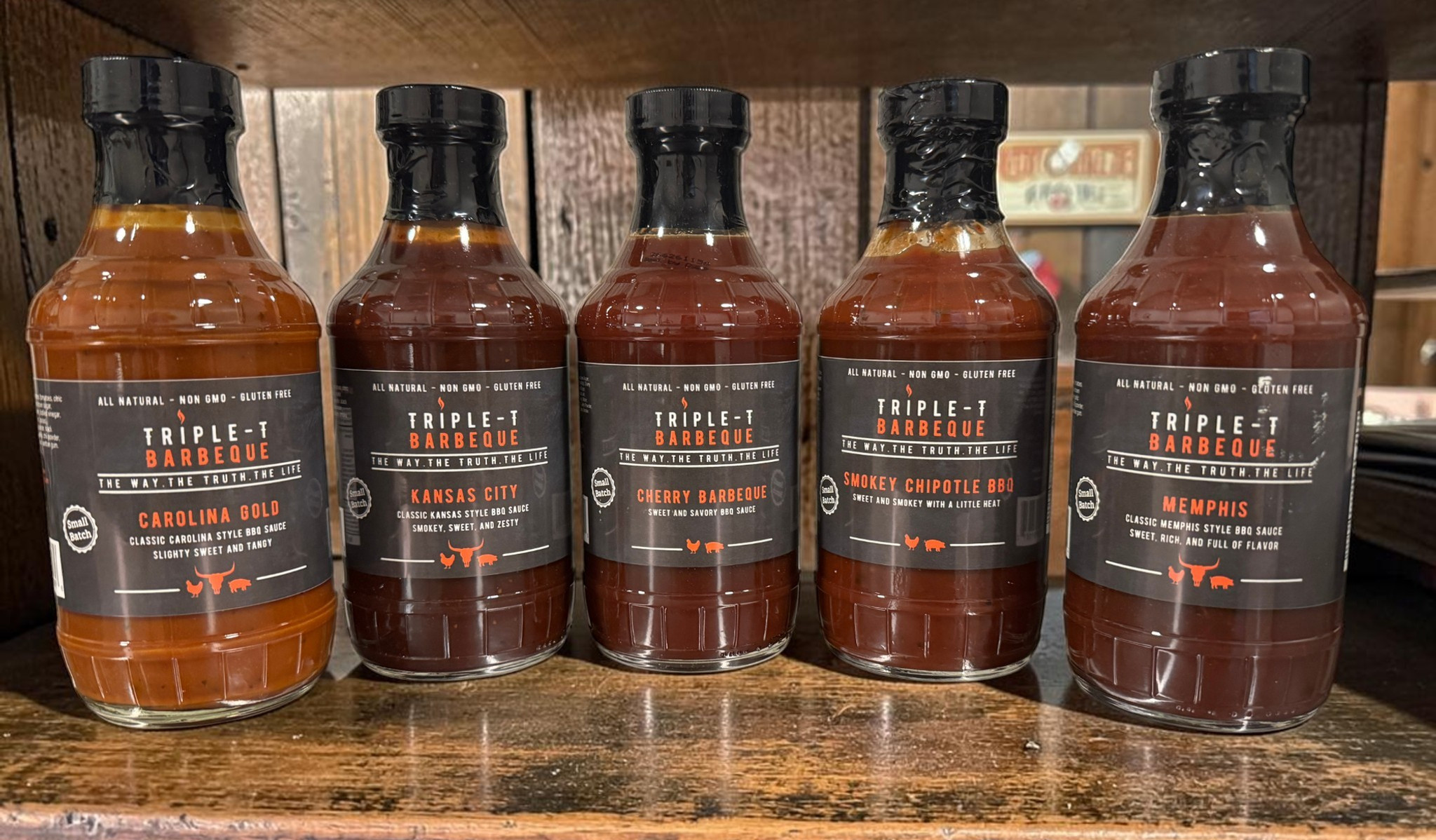 Triple-T Barbeque and Catering Small Batch Sauces