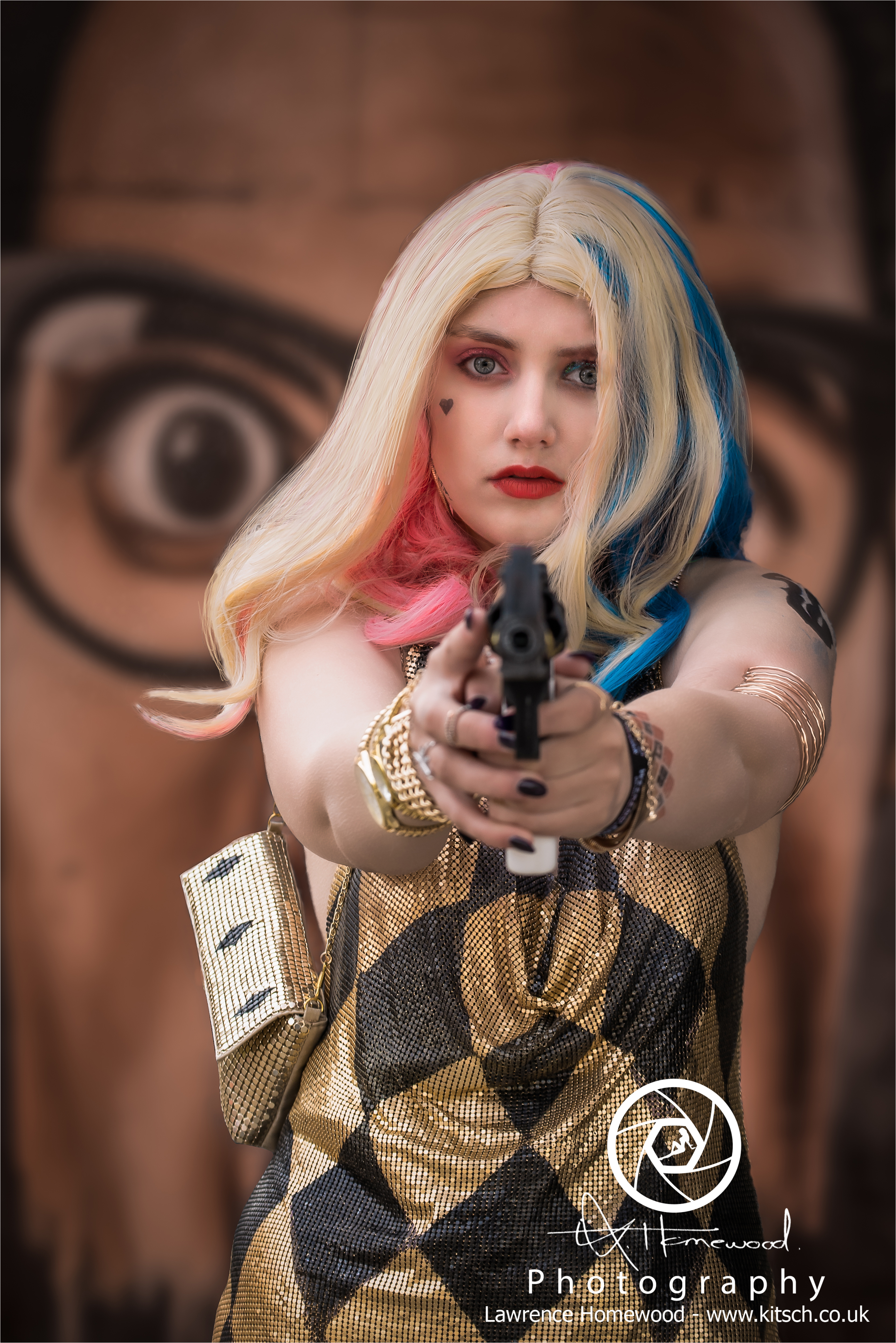 Harley Quinn - Gold Dress