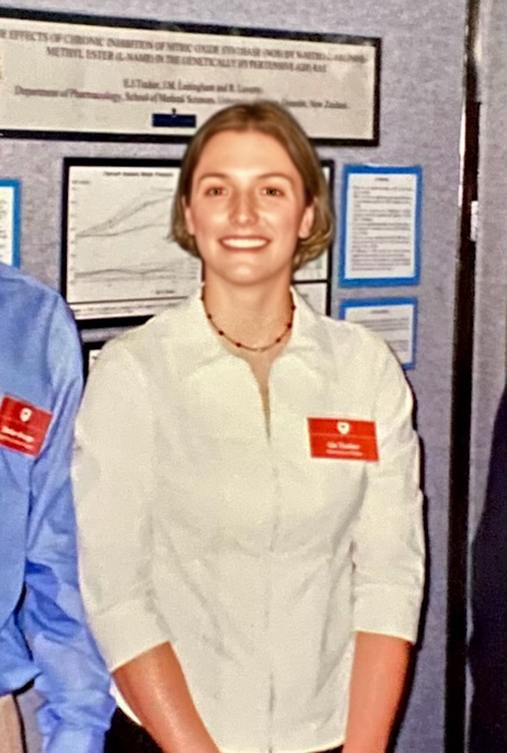 Pic of me presenting my Pharmacology thesis