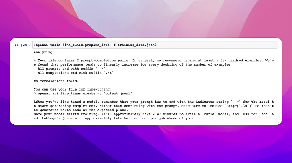 Come fare il fine-tune di GPT-3 utilizzando Python per migliorare le prestazioni