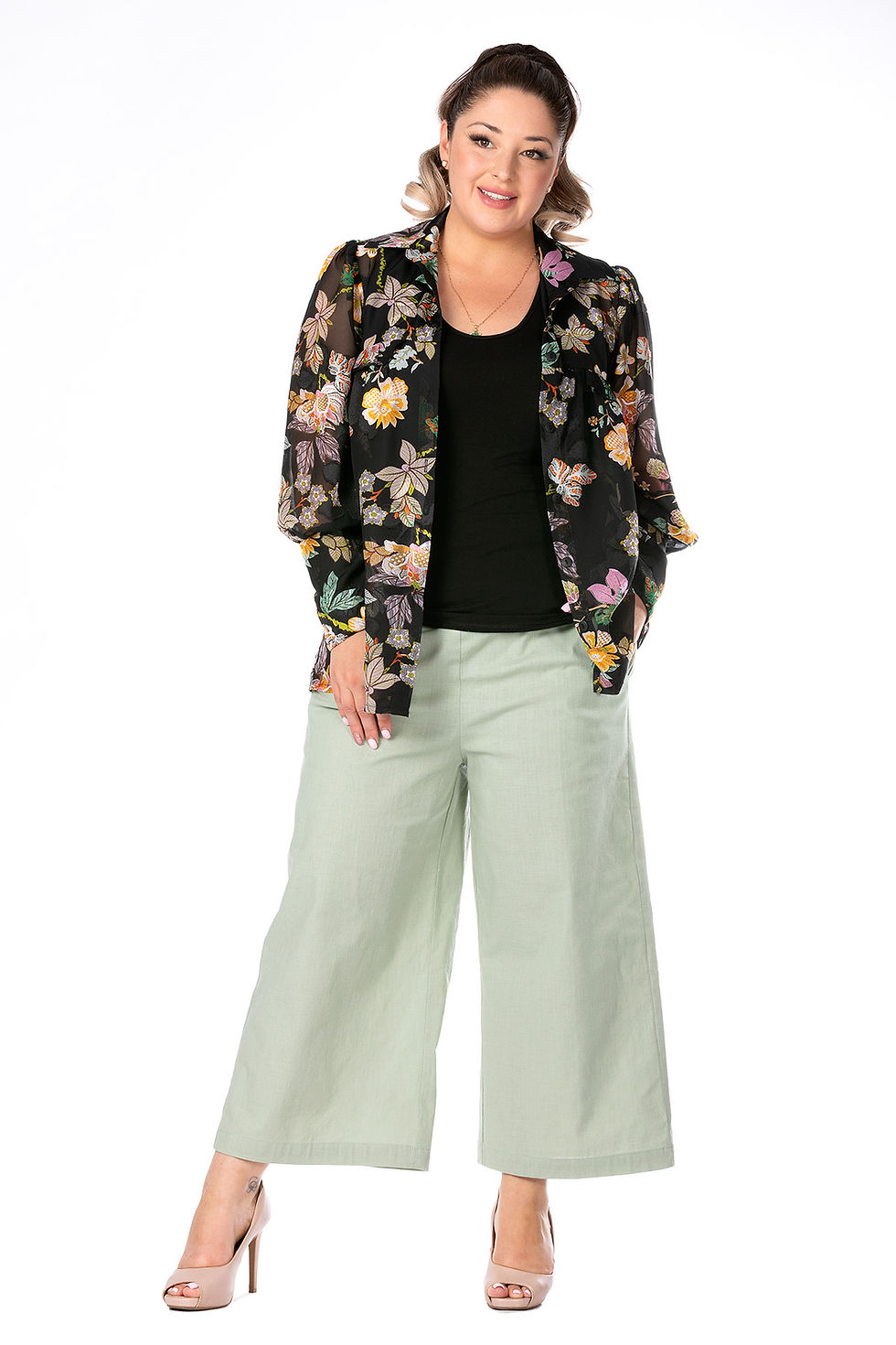 Thumbnail: Frill Yoke Shirt