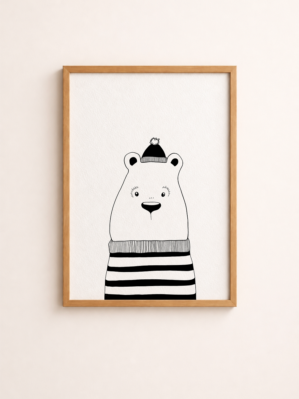 תמונה ממוזערת: Gentle Bear - A3 הדפס