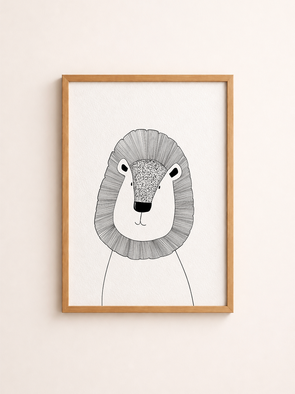 תמונה ממוזערת: Steady Lion - A3 הדפס