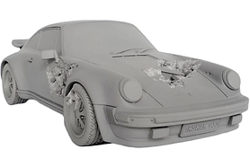 Daniel ARSHAM - Eroded 911 Turbo Figure Grey