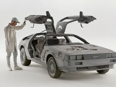 Daniel Arsham: Ten Years of the Eroded DeLorean, an Icon Frozen in the Future
