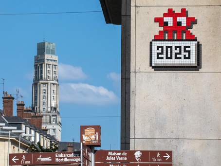 New Invader invasion in Amiens, France