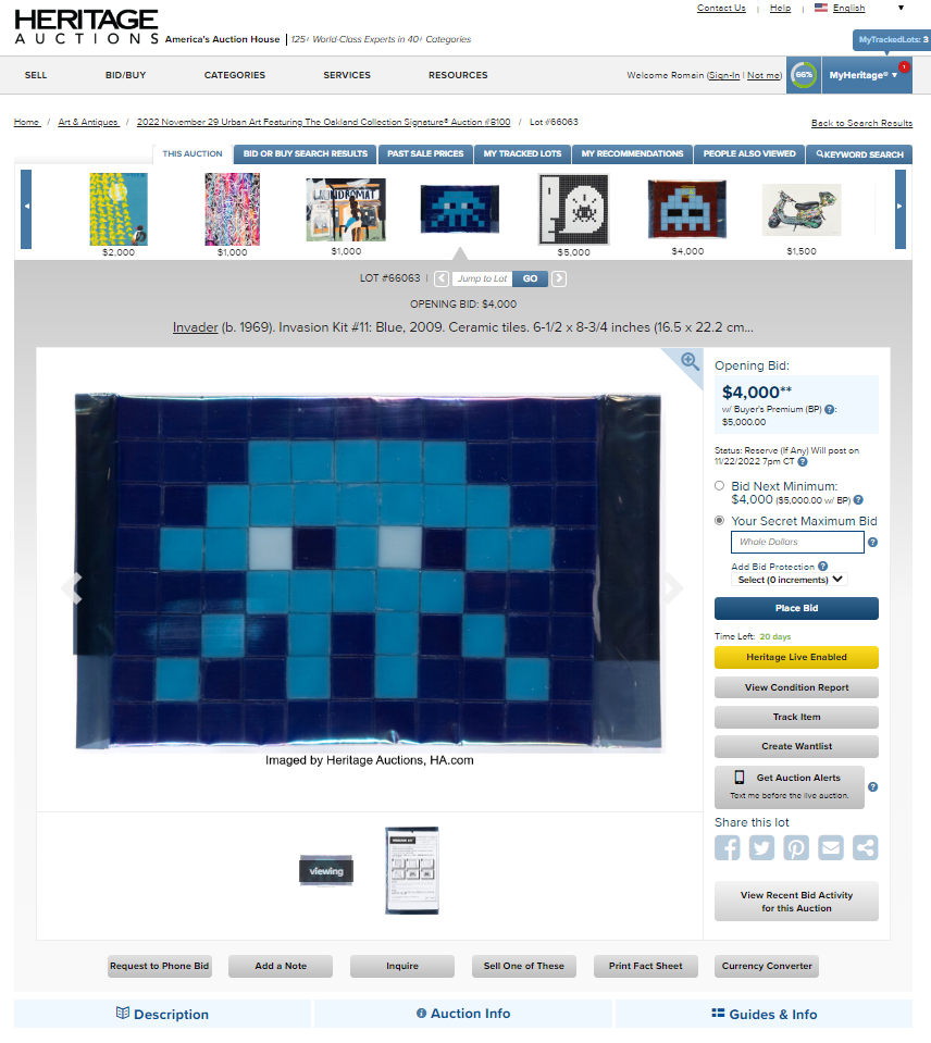 Two fake IK11 on Heritage Auction