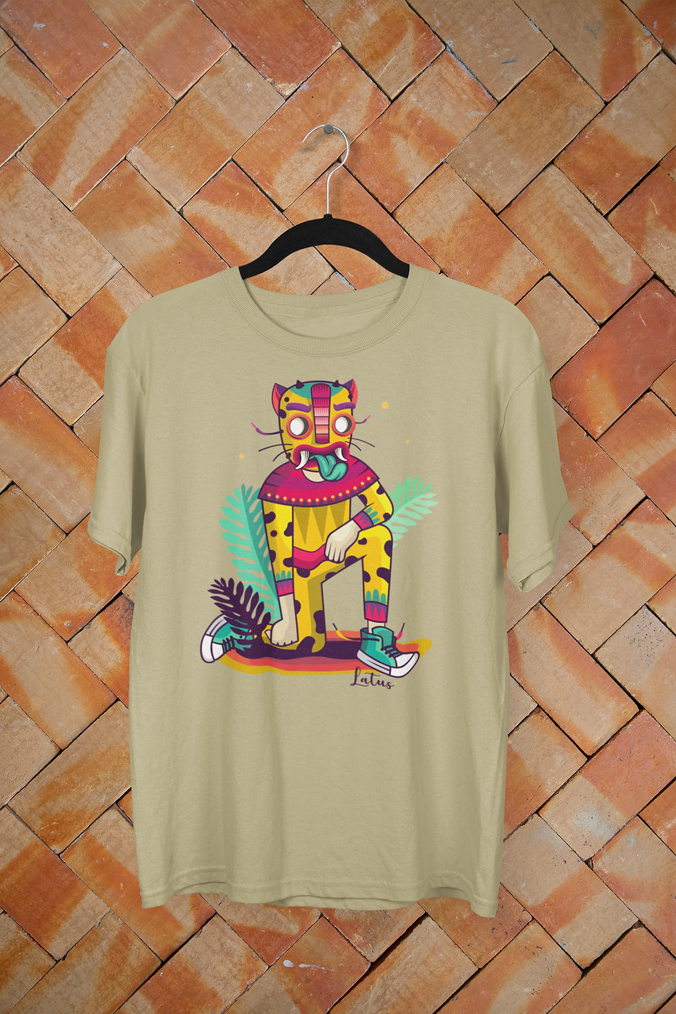 Miniatura: Playera - Guerrero jaguar - Hombre