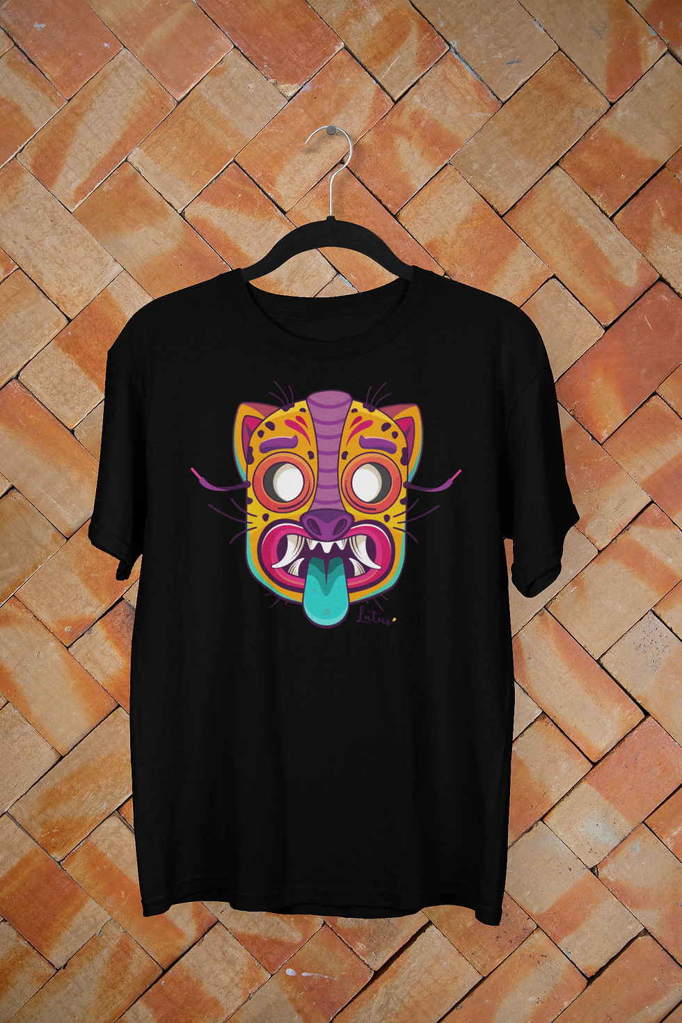 Miniatura: Playera - Jaguar azul  - Mujer