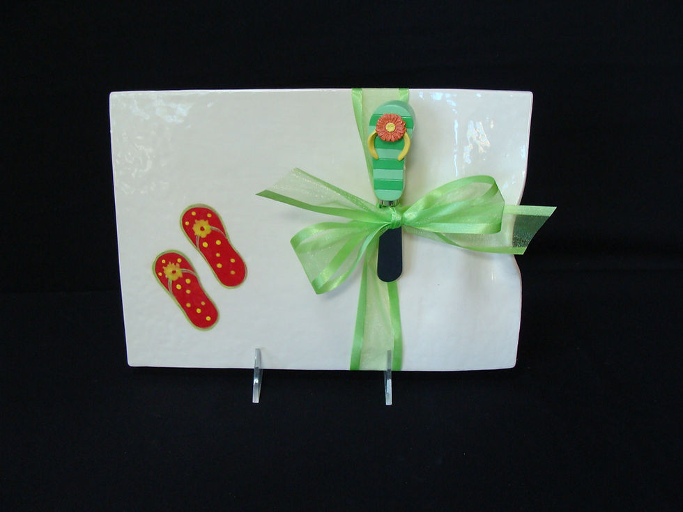 Thumbnail: Beachy Cheese Platters (9 patterns)