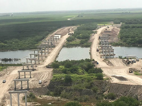 US Expressway 83 Relief Route bridge construction