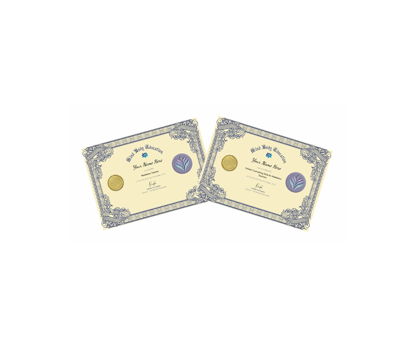 Meditation Teacher Training Certificate