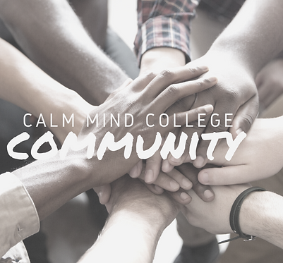 Calm Mind College Meditation Teacher Trainee Community Logo