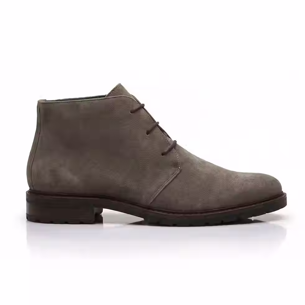 Thumbnail: Graphite suede leather boot