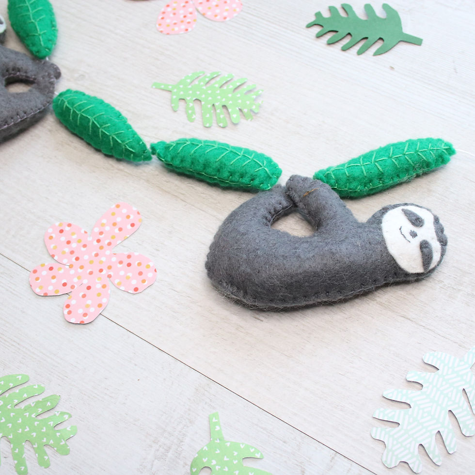 Thumbnail: Sloth Felt Garland Kit