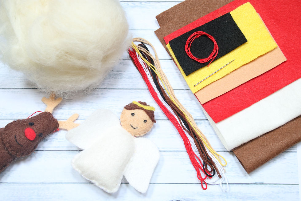Thumbnail: Festive Christmas sewing craft kit