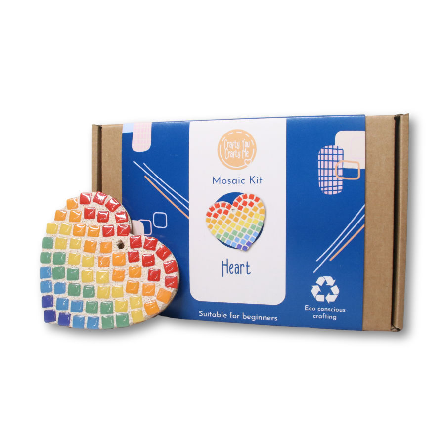 Thumbnail: Rainbow Mosaic Heart Kit
